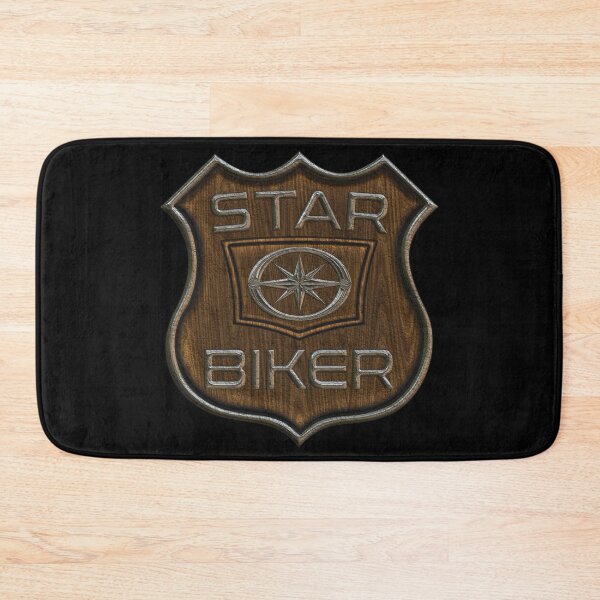 Item preview, Star biker wooden panel designed and sold by KlaraBubble.