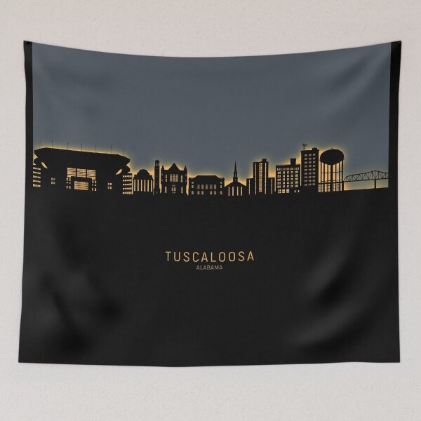 Item preview, Tuscaloosa Alabama Skyline designed and sold by ArtPrints.