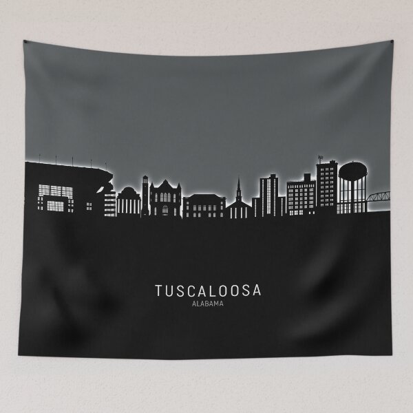 Item preview, Tuscaloosa Alabama Skyline designed and sold by ArtPrints.