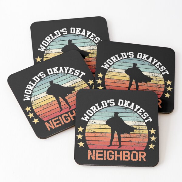 Item preview, World's Okayest Neighbor Ever Birthday Vintage T-shirt designed and sold by colortrends.