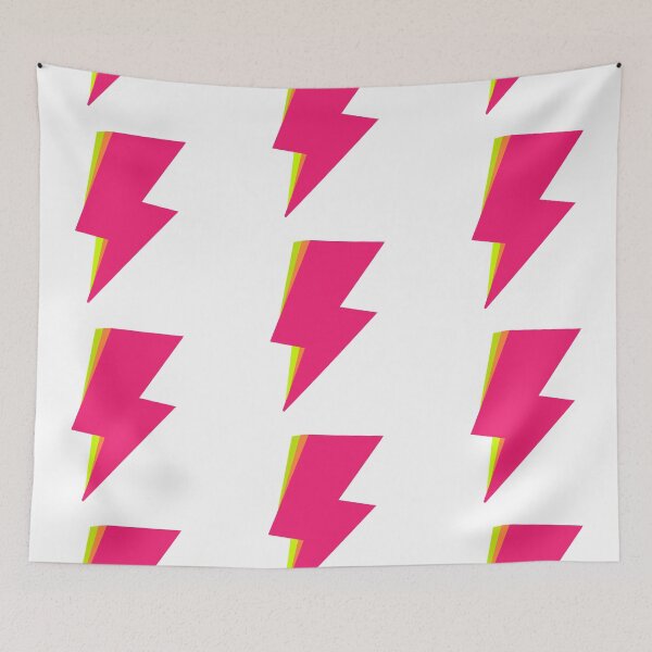 Item preview, neon layered lightning bolt designed and sold by mollsdesignss.
