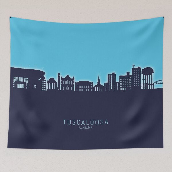 Item preview, Tuscaloosa Alabama Skyline designed and sold by ArtPrints.