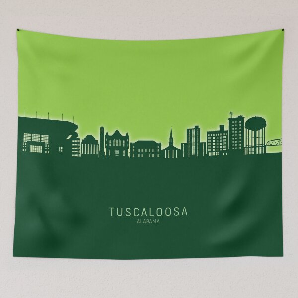 Item preview, Tuscaloosa Alabama Skyline designed and sold by ArtPrints.