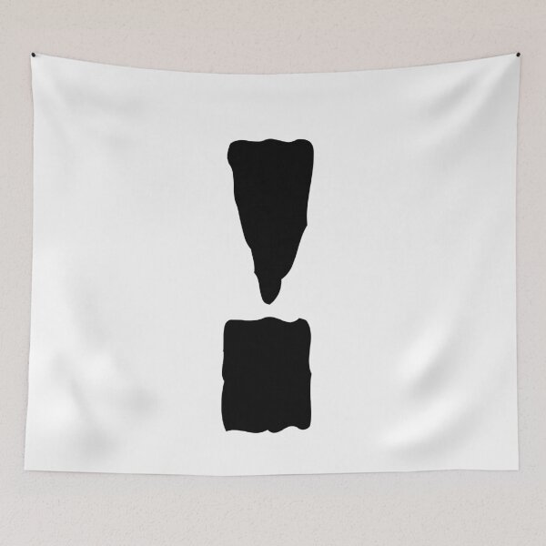 Item preview, Exclamation Mark punctuation Version 2 designed and sold by Black-and-Red.
