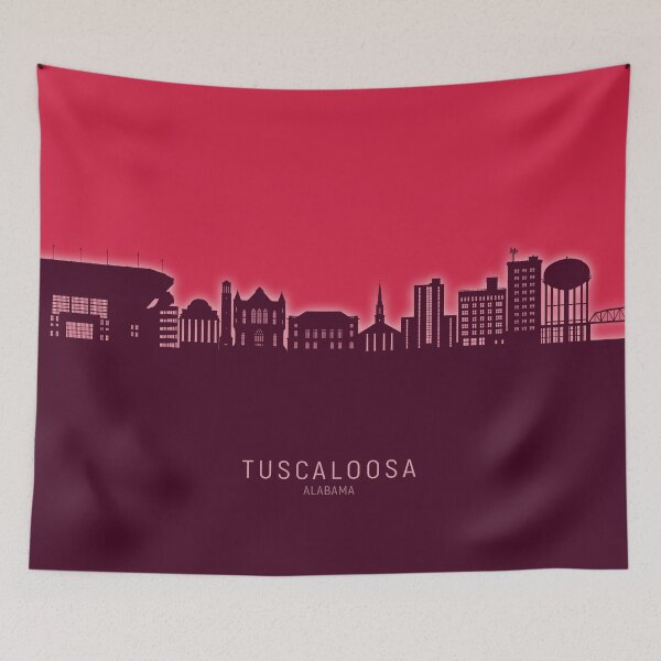 Item preview, Tuscaloosa Alabama Skyline designed and sold by ArtPrints.