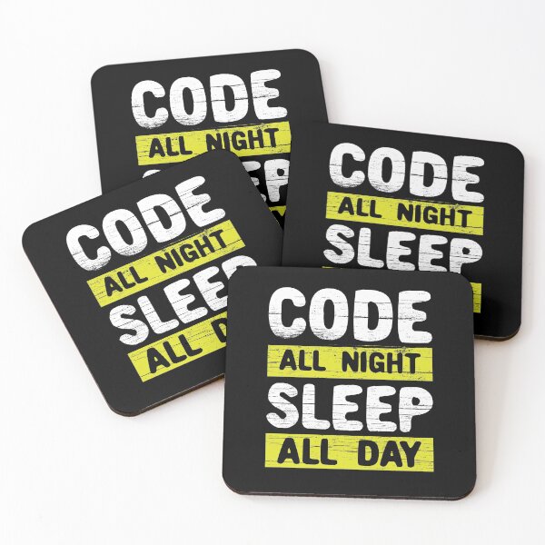 Item preview, Code All Night Sleep All Day designed and sold by Dan66.