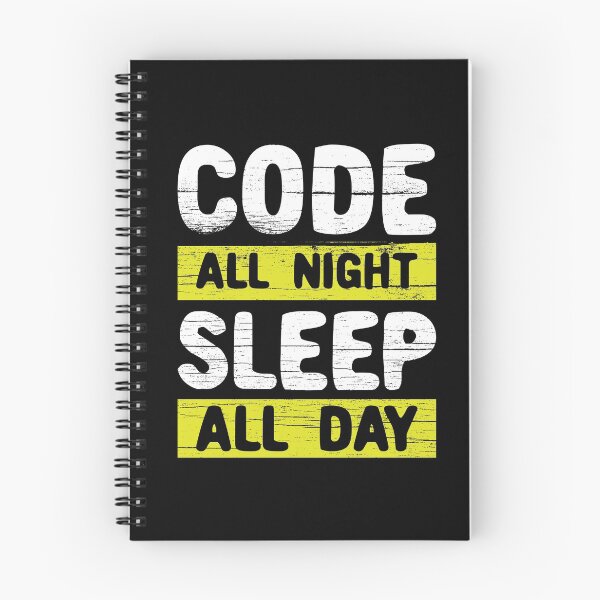 Item preview, Code All Night Sleep All Day designed and sold by Dan66.