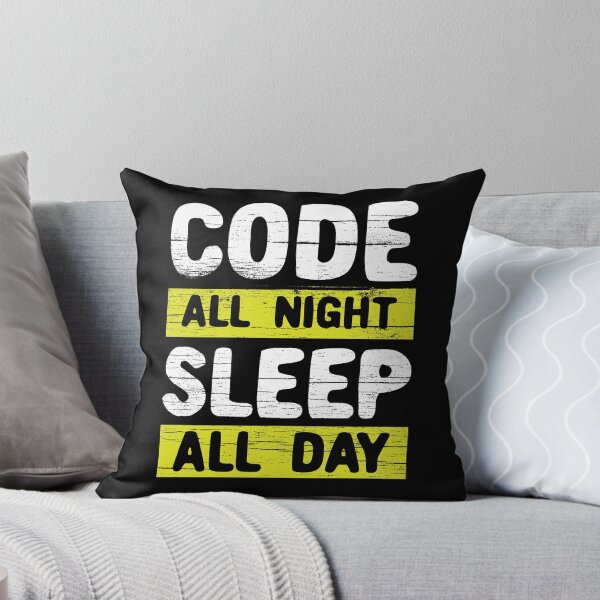 Item preview, Code All Night Sleep All Day designed and sold by Dan66.