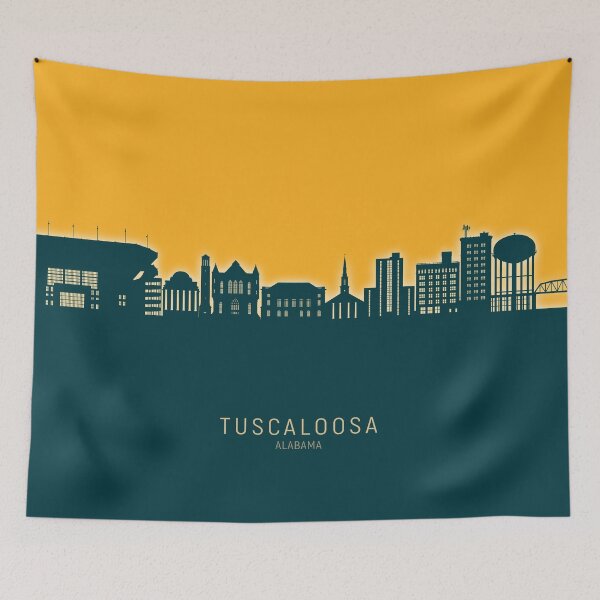 Item preview, Tuscaloosa Alabama Skyline designed and sold by ArtPrints.