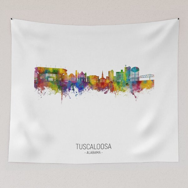 Item preview, Tuscaloosa Alabama Skyline designed and sold by ArtPrints.