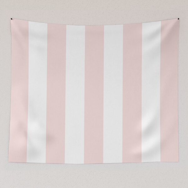 Item preview, Medium PALE PINK and WHITE Vertical STRIPES  designed and sold by RachelMacht.