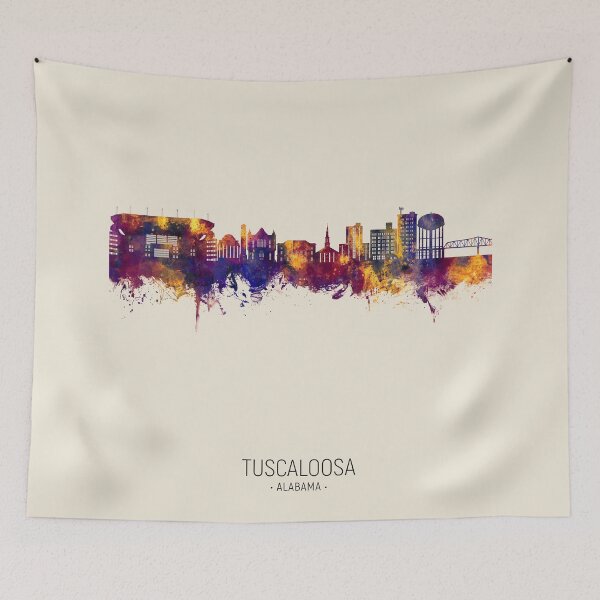 Item preview, Tuscaloosa Alabama Skyline designed and sold by ArtPrints.