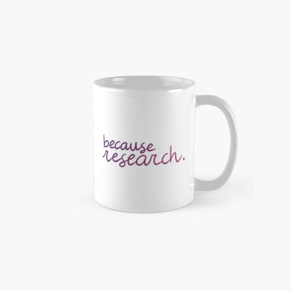 because research. (neon) Classic Mug