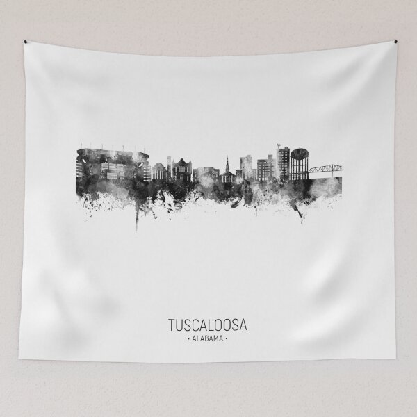 Item preview, Tuscaloosa Alabama Skyline designed and sold by ArtPrints.