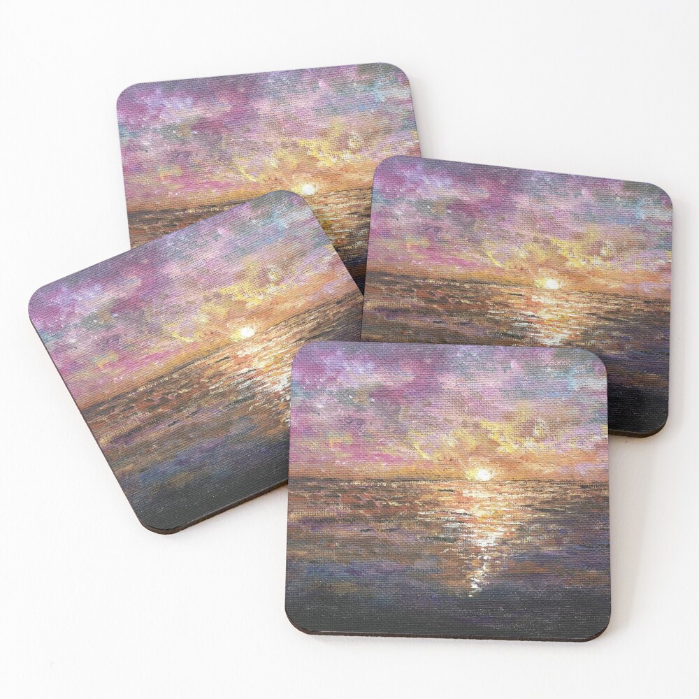 Item preview, Coasters (Set of 4) designed and sold by zenflowcreative.