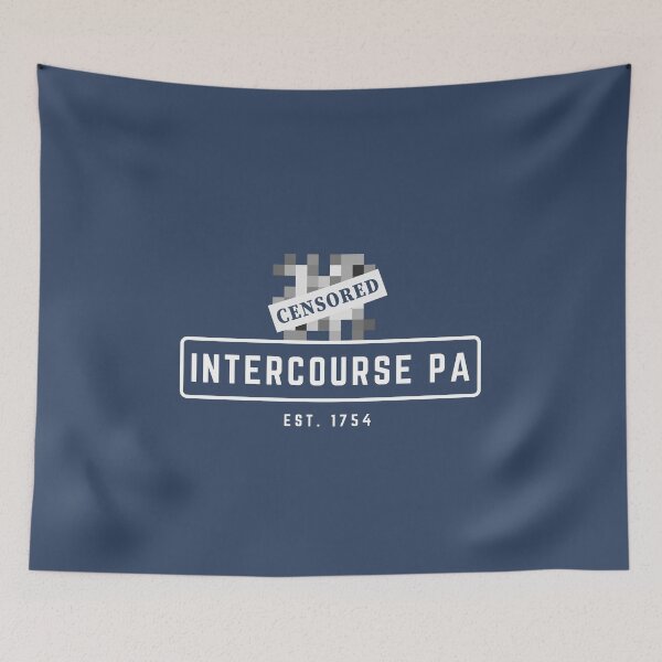 Item preview, US City Intercourse PA Established  designed and sold by SmartTShirtTime.