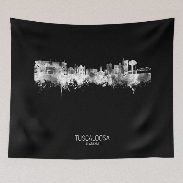 Item preview, Tuscaloosa Alabama Skyline designed and sold by ArtPrints.