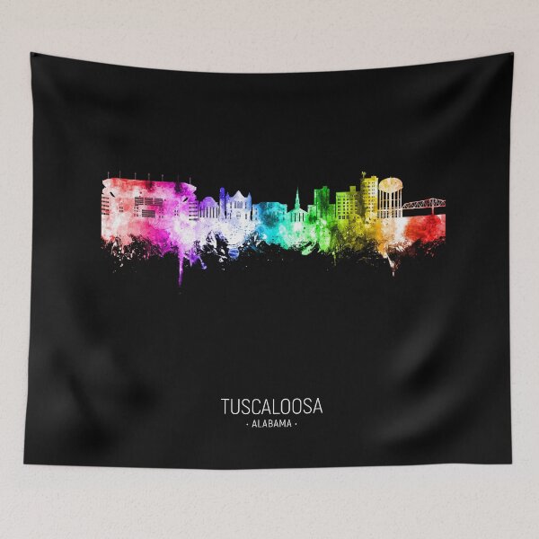 Item preview, Tuscaloosa Alabama Skyline designed and sold by ArtPrints.