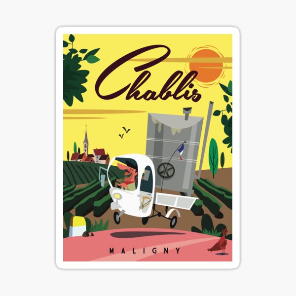 Artikel-Vorschau von Chablis-Plakat, designt und verkauft von GAGodel.