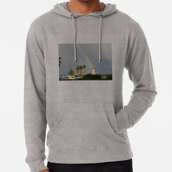 Rainbow & Stratosphere Tower Lightweight Hoodie