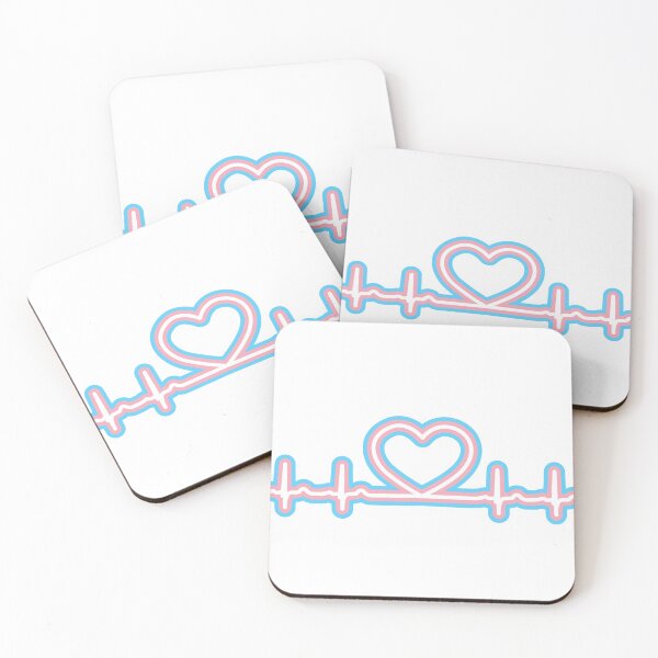 Item preview, Transgender Pride Heartbeat designed and sold by Heartbeatsalad.