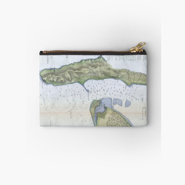 Item preview, Vintage Map of San Diego & Coronado (1853) designed and sold by BravuraMedia.