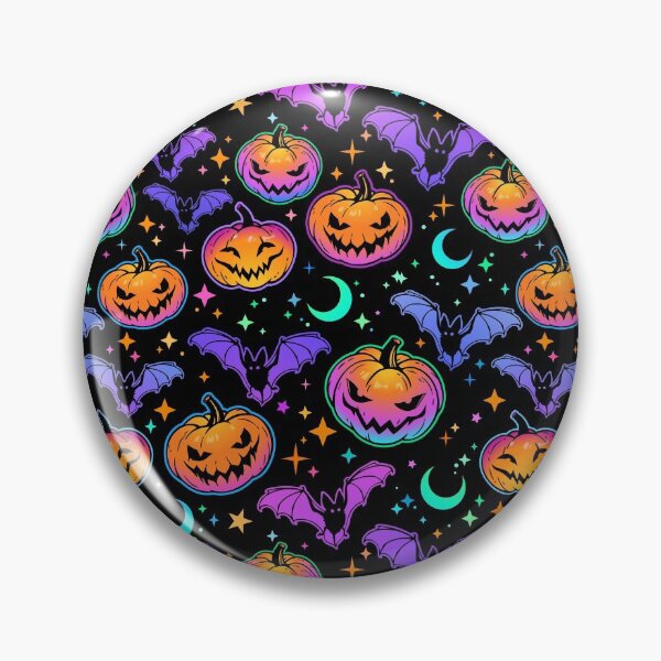 Item preview, Spooky Pumpkins & Spooky Bats but at night! designed and sold by WowThatsAwful.