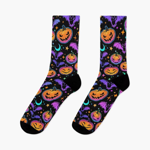 Item preview, Spooky Pumpkins & Spooky Bats but at night! designed and sold by WowThatsAwful.