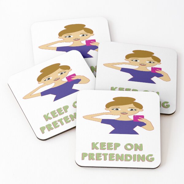 Item preview, Keep on pretending designed and sold by IVEKDESIGN.