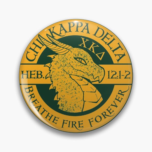 Item preview, Golden Chi Kappa Delta Dragon designed and sold by Artsykennedy.