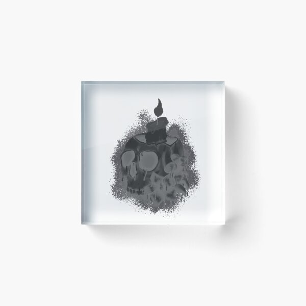 Item preview, Inverted Greyscale Skull Melt designed and sold by loveandwar192.