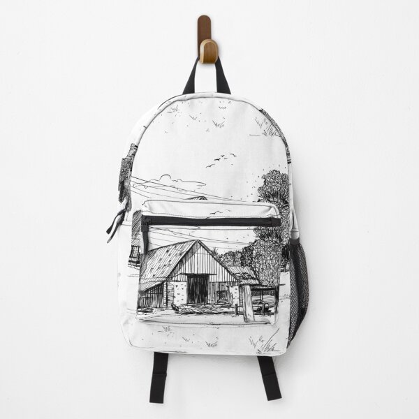 Item preview, barn sketch designed and sold by hdesignEG.