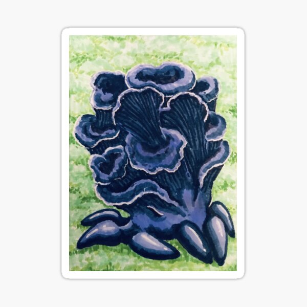 Item preview, blue chanterelle mushtopus designed and sold by Topios.