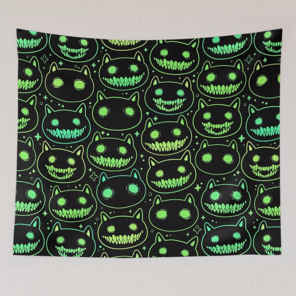 Item preview, Grinning Demon Cat designed and sold by WowThatsAwful.