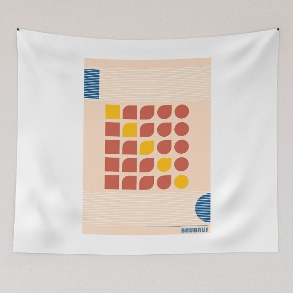 Item preview, Bauhaus - Retro / Art Deco architecture discipline from Berlin, Germany - Available in posters, etc - Shapes and Color designed and sold by crazycollective.