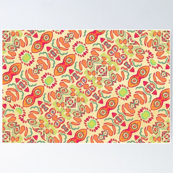 Item preview, Colorful Tribal Pattern designed and sold by DFLC Prints.