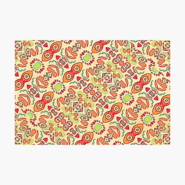 Item preview, Colorful Tribal Pattern designed and sold by DFLC Prints.
