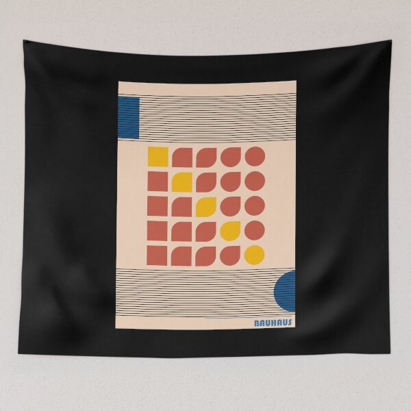 Item preview, Bauhaus - Retro / Art Deco architecture discipline from Berlin, Germany - Available in posters, etc - Shapes and Color on Black designed and sold by crazycollective.