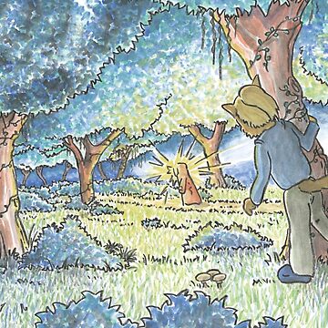 Artwork thumbnail, Sophie and the Fairy Cats - Sophie in the forest by key-creations