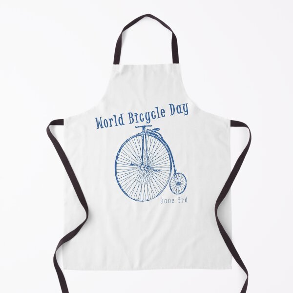 Item preview, World Bicycle Day June 3 in Vintage Blue designed and sold by kmcs.