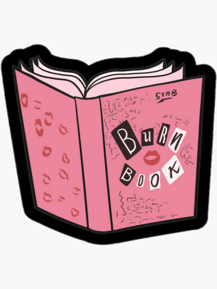 Burn book Sticker for Sale by BtsArmy02