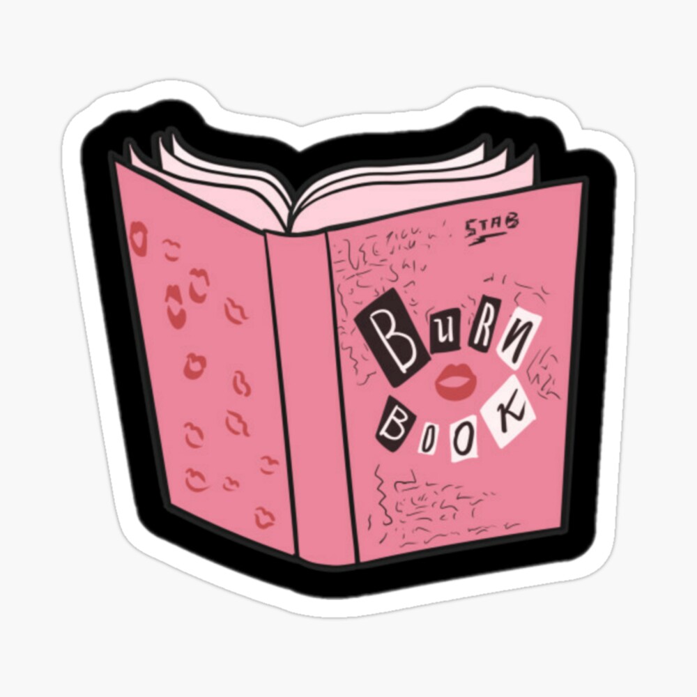 Burn book Sticker for Sale by BtsArmy02