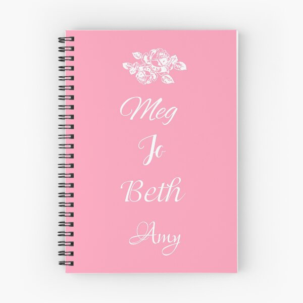 Item preview, Little Women Names on Pink - Meg, Jo, Beth and Amy March designed and sold by Some Little Good.