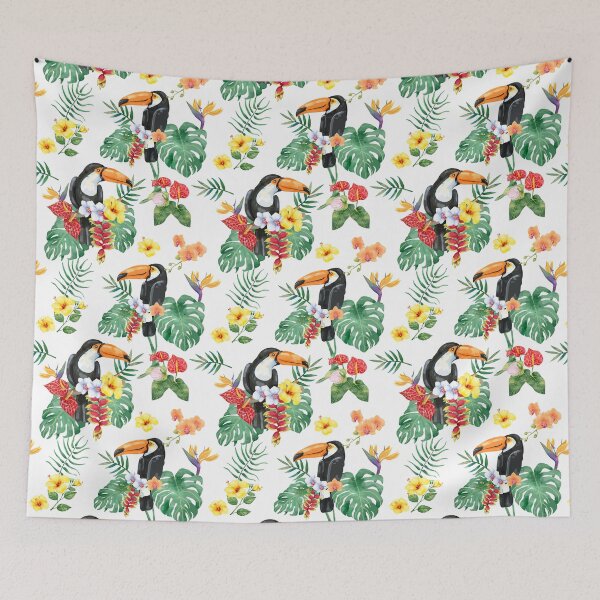 Item preview, “Tropical Toucans” designed and sold by FarmersCottage.