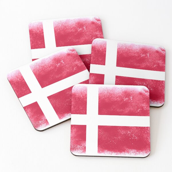 Item preview, Denmark Flag designed and sold by psychoshadow.