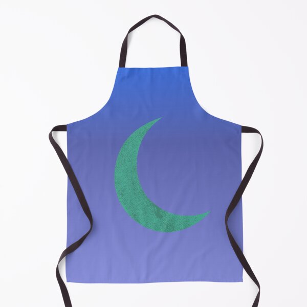 Item preview, Turquoise/Green Crescent Moon in Blue/Purple Gradient Sky designed and sold by ShaunSandhu.