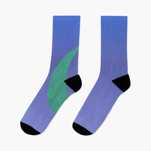 Item preview, Turquoise/Green Crescent Moon in Blue/Purple Gradient Sky designed and sold by ShaunSandhu.