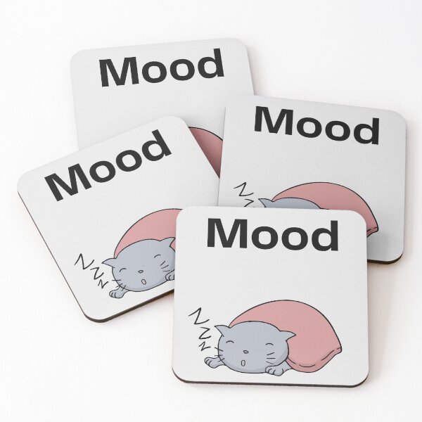 Item preview, sleeping Cat mood designed and sold by fluffyfriends.