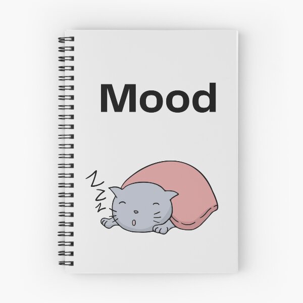 Item preview, sleeping Cat mood designed and sold by fluffyfriends.
