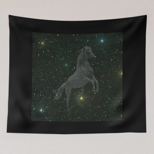 Item preview, Horse motif night pattern, rider clothes, creative horse shirts designed and sold by Kirei-Lily.
